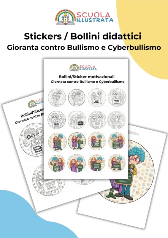 Bollini Sticker – Giornata contro il Bullismo e il Cyberbullismo
