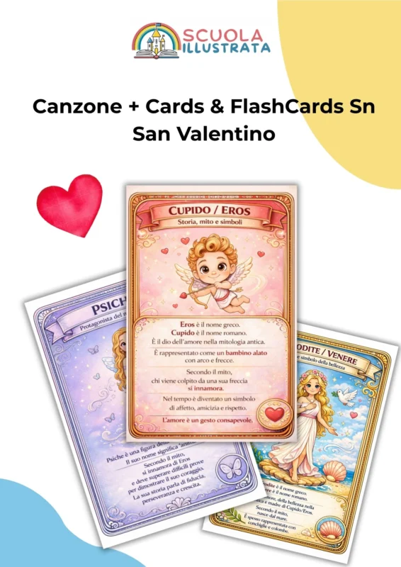 💘 San Valentino – Flashcards + Canzone