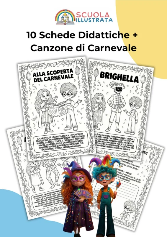 Schede Didattiche Carnevale + Canzone