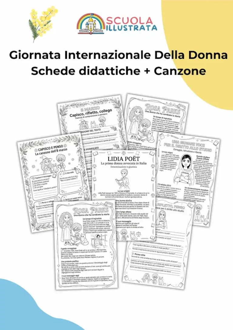 schede didattiche festa della donna