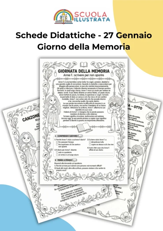 Schede Didattiche Giornata della memoria + Canzone