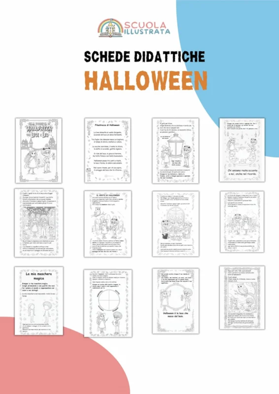 Schede Didattiche la storia di Halloween con Luce e Leo