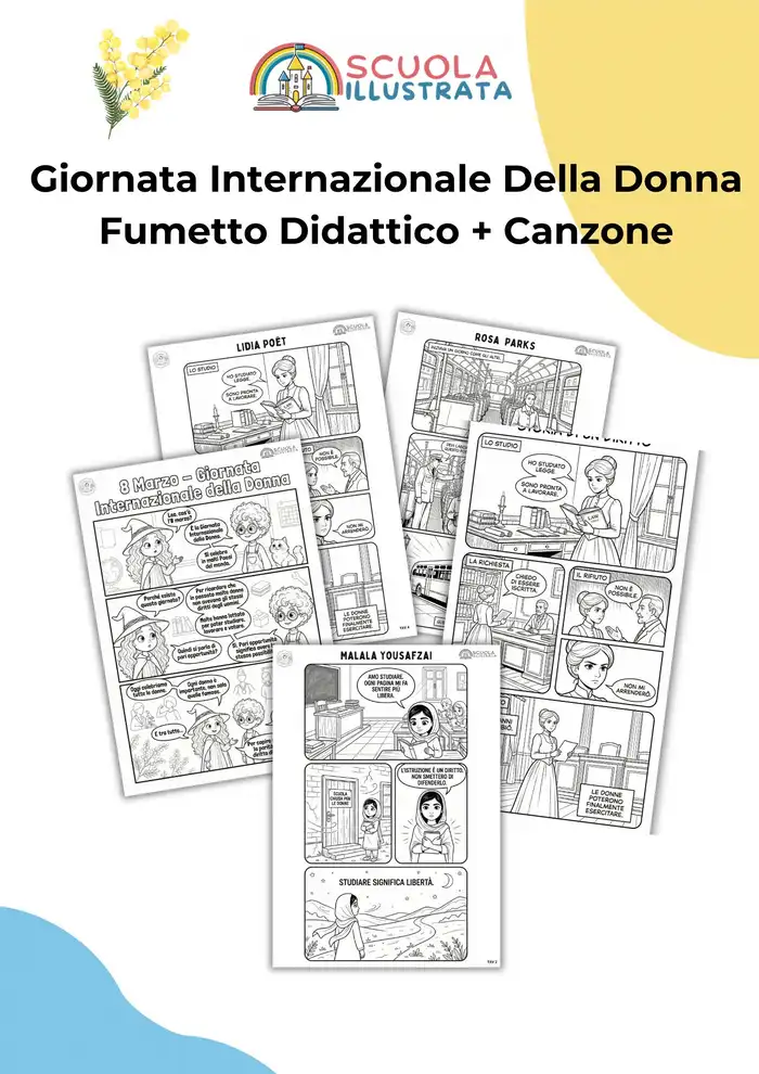 Fumetti didattici | 8 marzo | Festa della Donna.