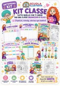 Kit Classe Gratis Elenco Alunni, Incarichi e Angoli Didattici