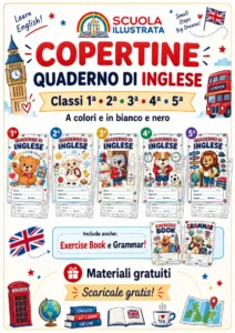 copertina inglese da stampare primaria gratis
